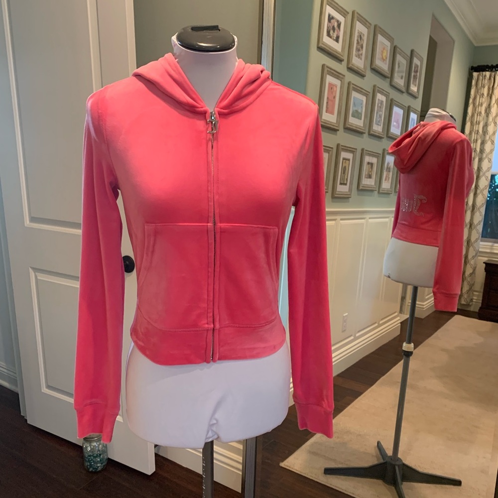 Juicy Couture Coral Pink Hoodie
